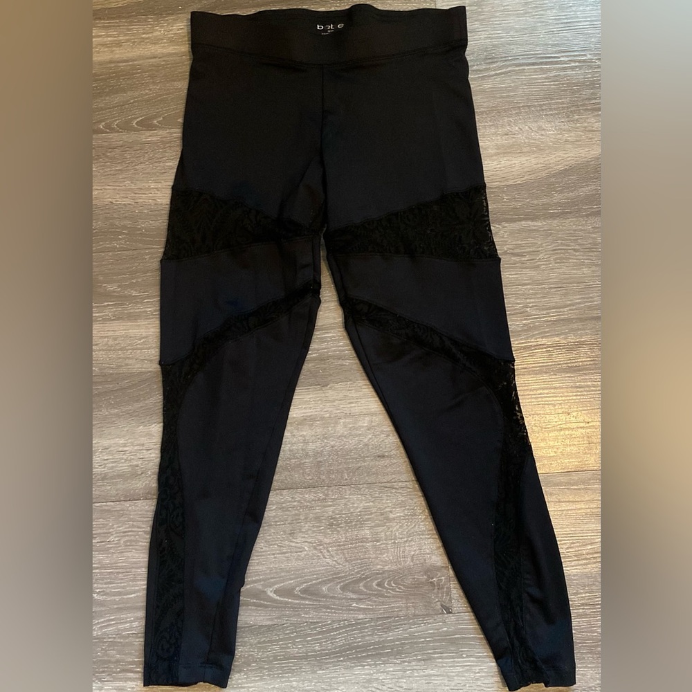 Bebe Sport Lace Leggings